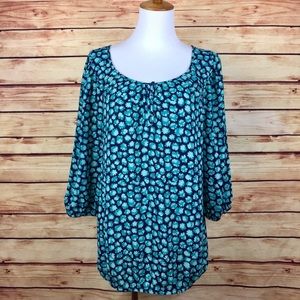 ❤️Ann Taylor LOFT Peasant Top Blouse